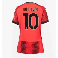 Fotbalové Dres AC Milan Rafael Leao #10 Dámské Domácí 2023-24 Krátký Rukáv